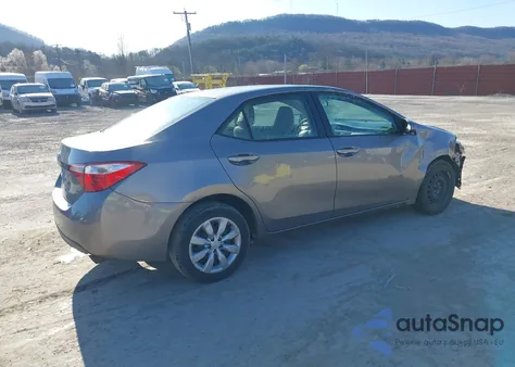 2016 Toyota Corolla Le из США, поврежденный, VIN 2T1BURHE8GC704657